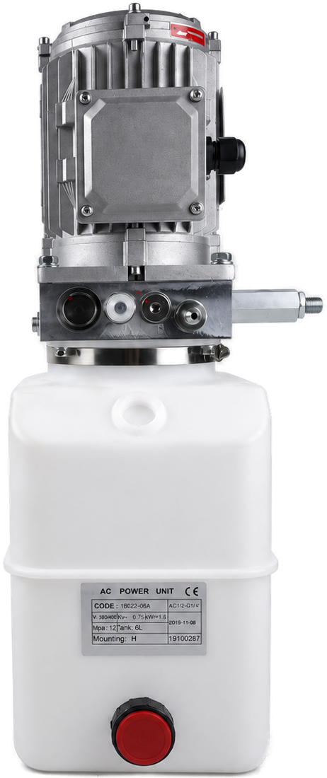Compact HPU for Vehicle Lifting representative configuration